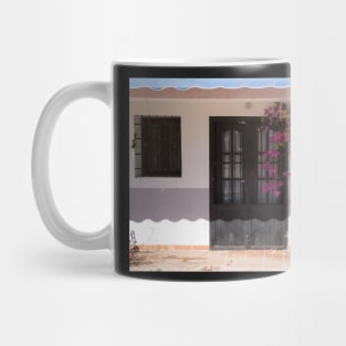 Black door. Mug